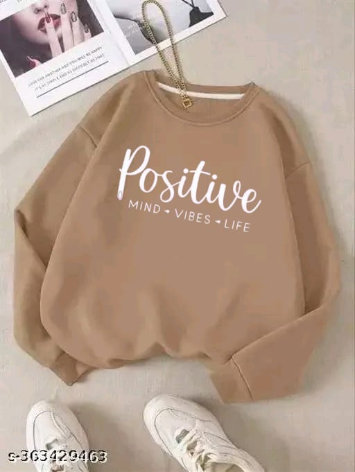 Cute Cartoon Cat Printed Sweatshirt