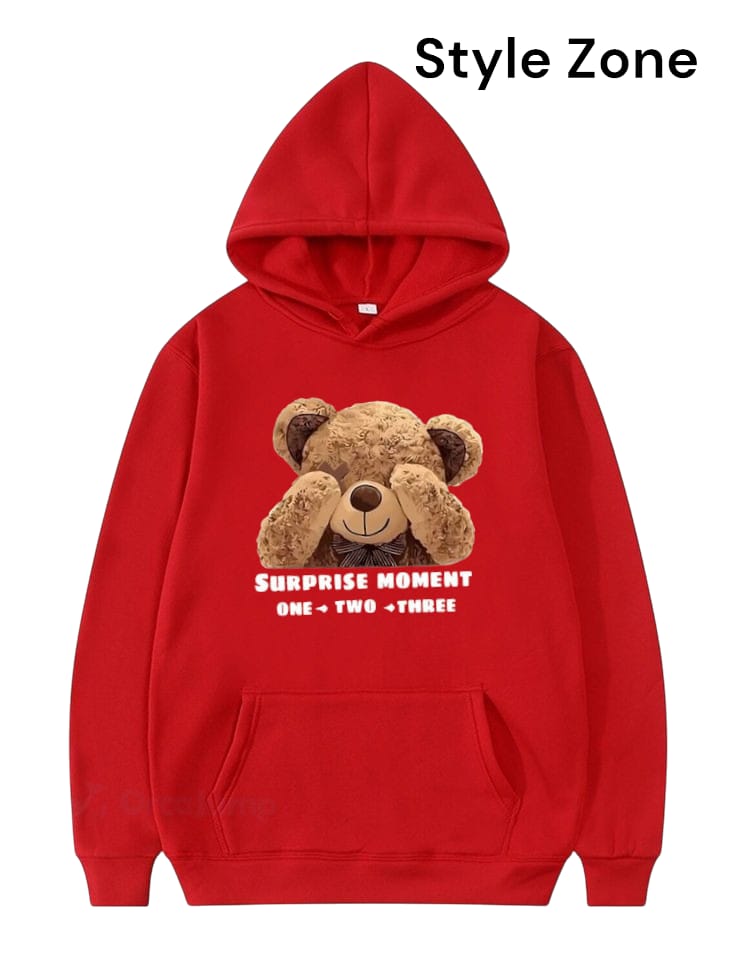 Brooklyn New York Graphic Red Hoodie